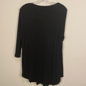 torrid Tops - Torrid Black Ribbed 3/4 Sleeve Top torrid Tops - Torrid Black Ribbed 3/4 Sleeve Top